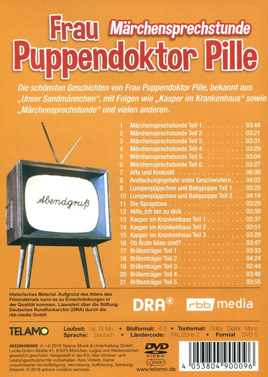 Produktbild: Unser Sandmännchen - Frau Puppendoktor Pille: Märchensprechstunde