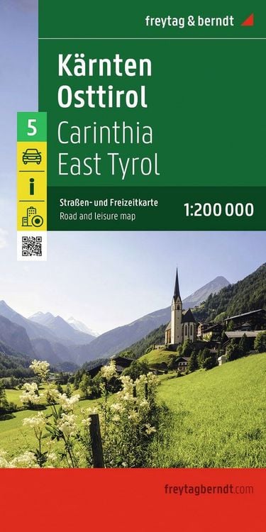 Produktbild: Freytag & berndt Stra&szlig;enkarte K&auml;rnten - Osttirol 1:200.000