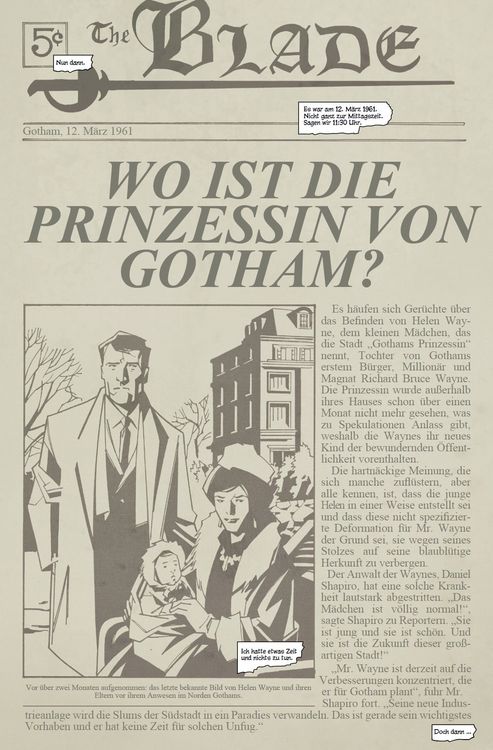 Produktbild: Gotham City: Das erste Jahr