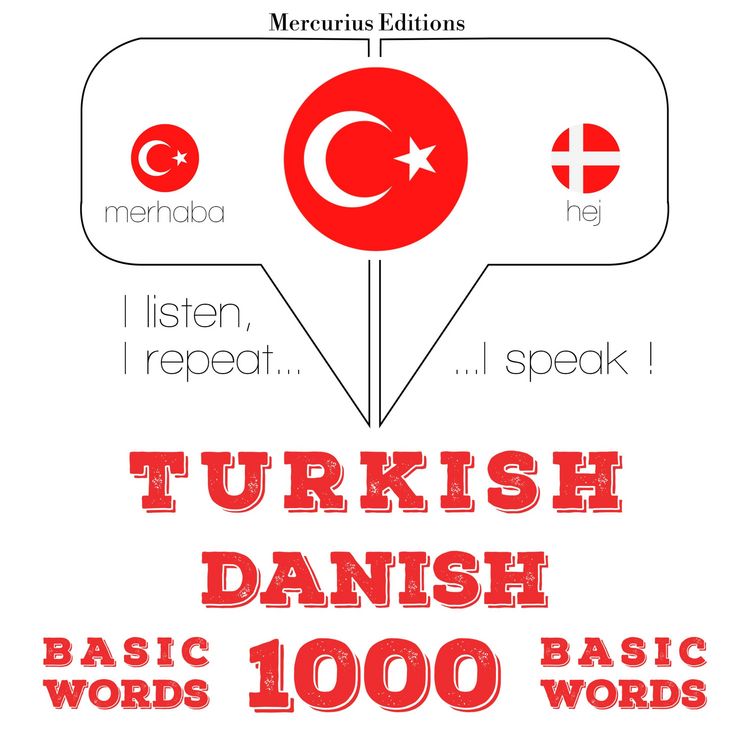 Produktbild: T&uuml;rk&ccedil;e - Danca: 1000 temel kelime