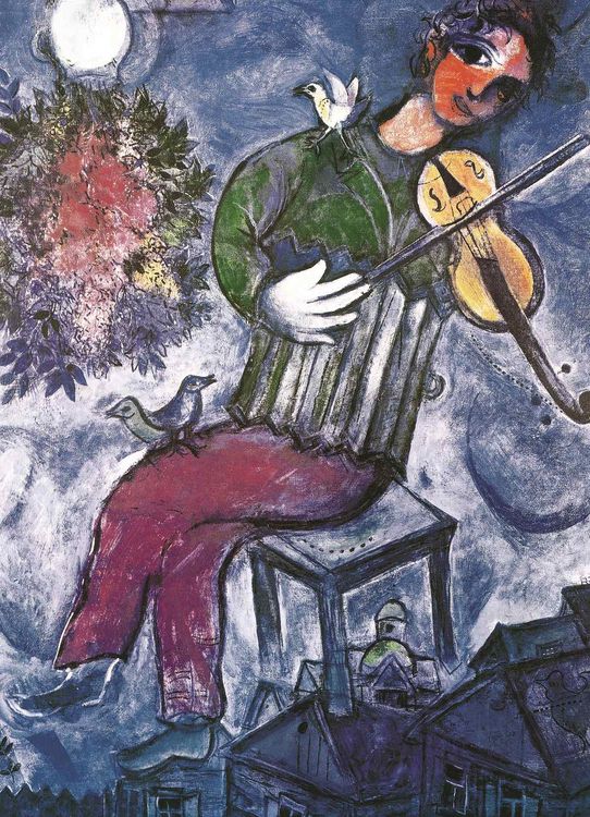 Produktbild: The Blue Violinist by Marc Chagall