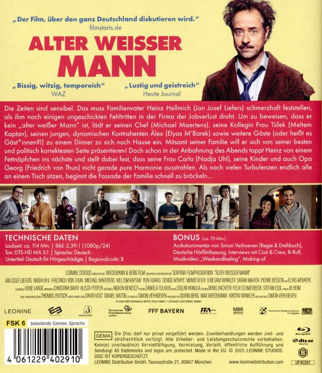 Produktbild: Alter weisser Mann