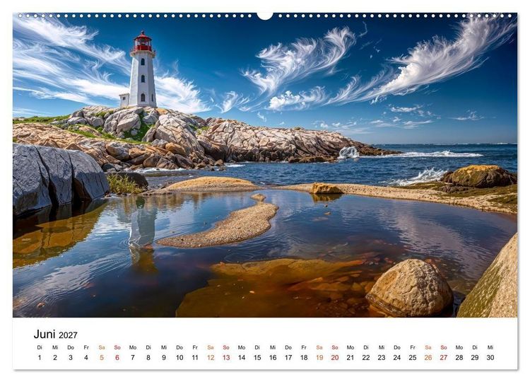 Produktbild: Kanada - zwischen Seen, Bergen und K&uuml;sten (Wandkalender 2027 DIN A2 quer), CALVENDO Monatskalender