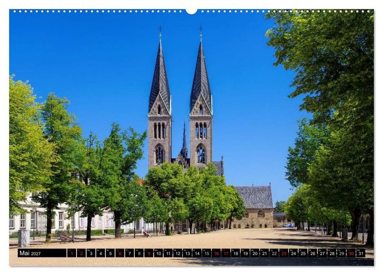 Produktbild: Halberstadt - Das Tor zum Harz (hochwertiger Premium Wandkalender 2027 DIN A2 quer), Kunstdruck in Hochglanz
