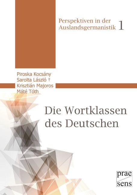 Produktbild: Die Wortklassen des Deutschen