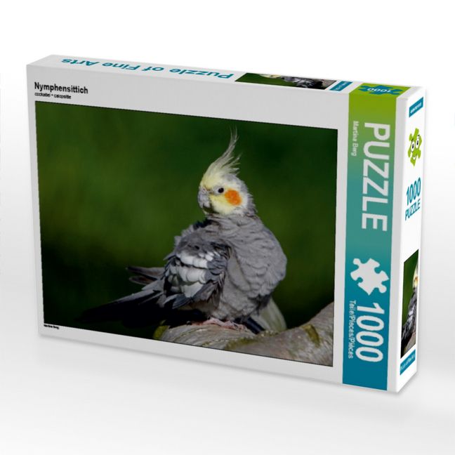 Produktbild: CALVENDO Puzzle Nymphensittich | 1000 Teile Lege-Gr&ouml;&szlig;e 64x48cm Foto-Puzzle f&uuml;r gl&uuml;ckliche Stunden
