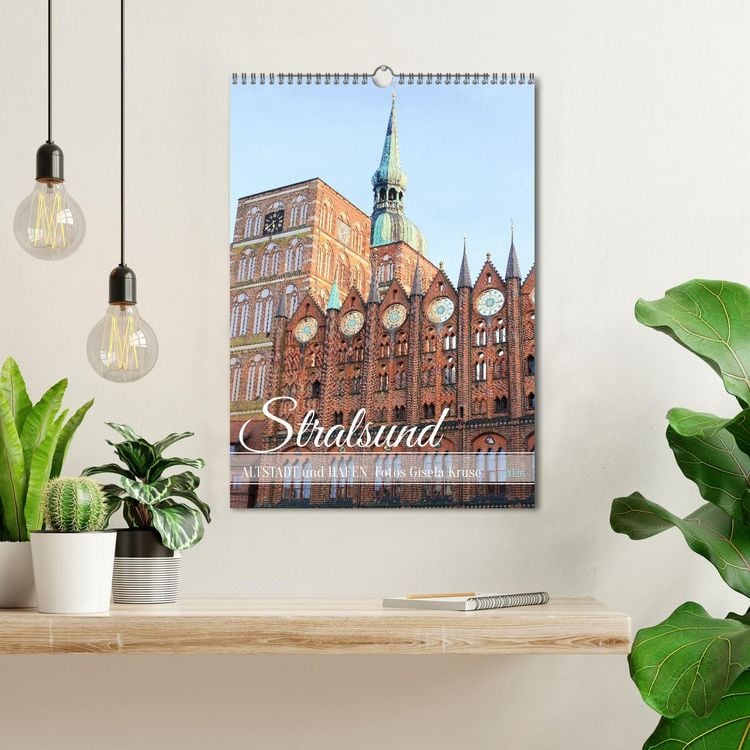 Produktbild: Stralsund - Altstadt und Hafen (Wandkalender 2026 DIN A3 hoch), CALVENDO Monatskalender