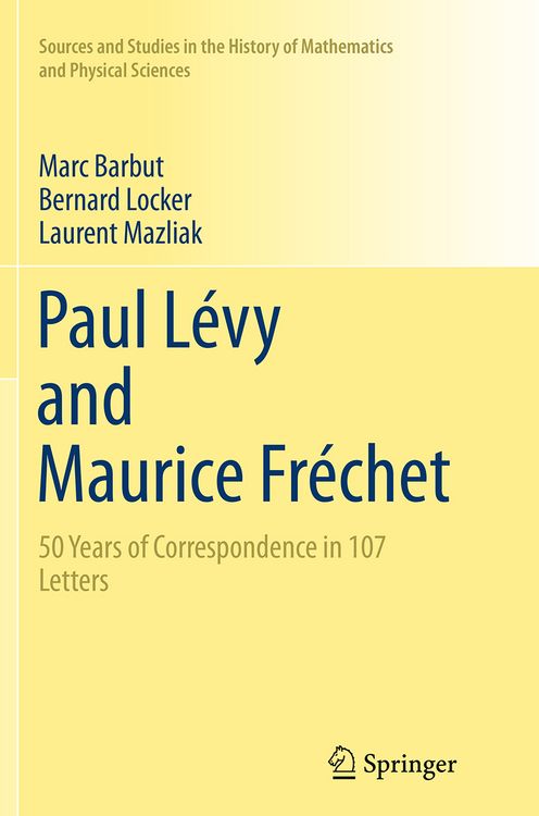 Produktbild: Paul L&eacute;vy and Maurice Fr&eacute;chet
