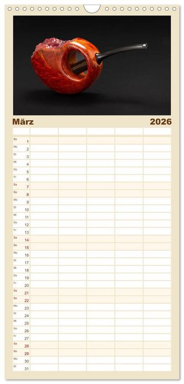 Produktbild: Familienplaner 2026 - Pfeifenwelten mit 5 Spalten (Wandkalender, 21 x 45 cm) CALVENDO