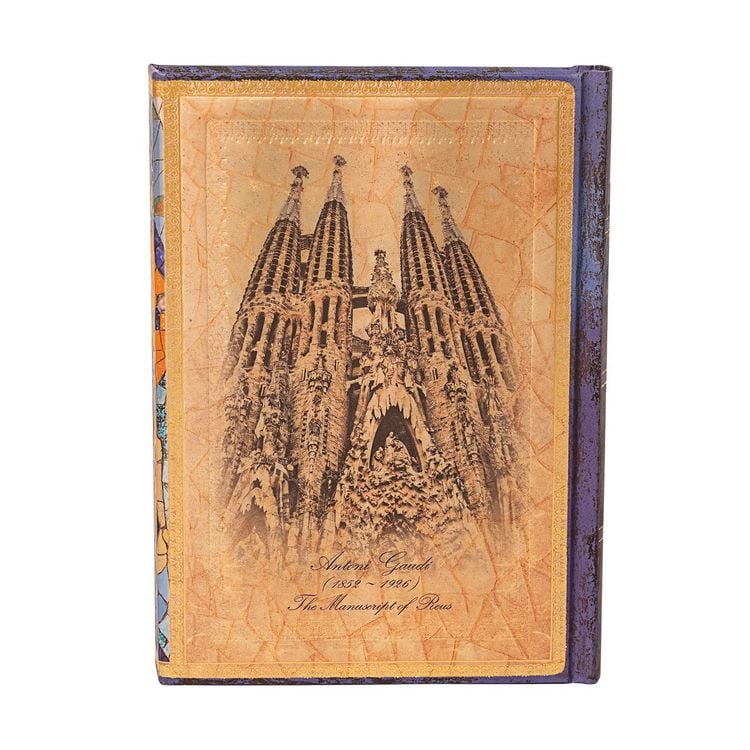 Produktbild: Hardcover Notizbuch, Gaudi, Manuskript von Reus, Midi, Liniert