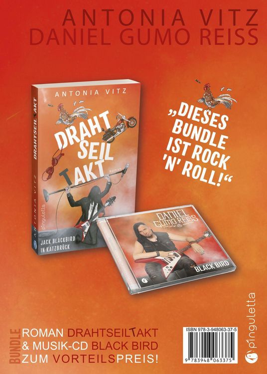 Produktbild: DrahtseilTakt & Black Bird Bundle: Buch & Audio-CD