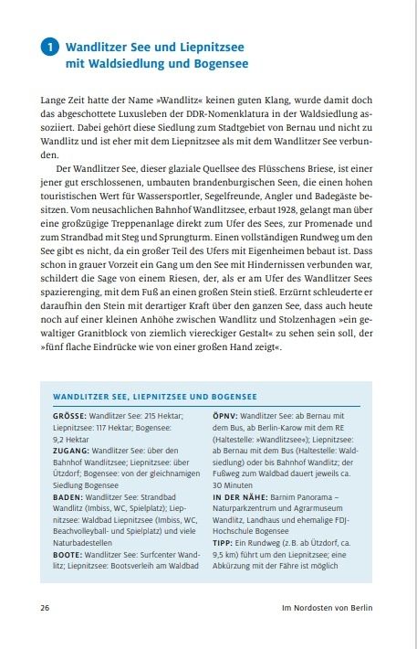 Produktbild: Die sch&ouml;nsten Seen in Brandenburg