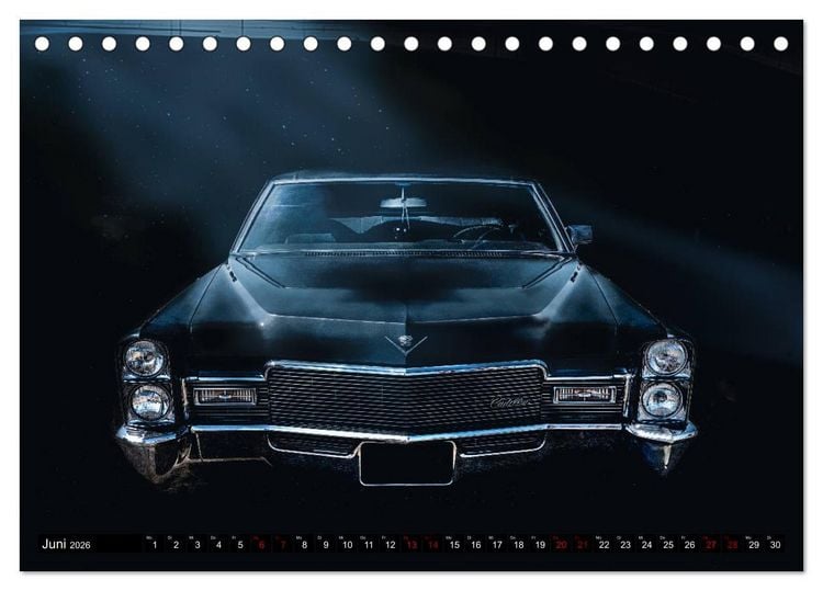 Produktbild: American Classic Cars (Tischkalender 2026 DIN A5 quer), CALVENDO Monatskalender