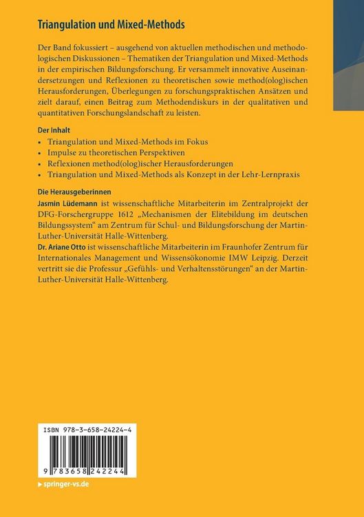 Produktbild: Triangulation und Mixed-Methods