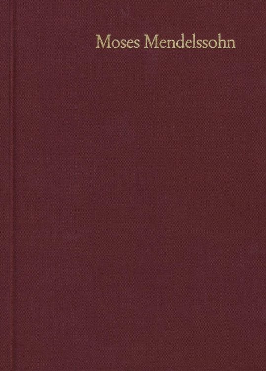 Produktbild: Moses Mendelssohn: Gesammelte Schriften. Jubil&auml;umsausgabe / Band 15,1: Hebr&auml;ische Schriften II,1