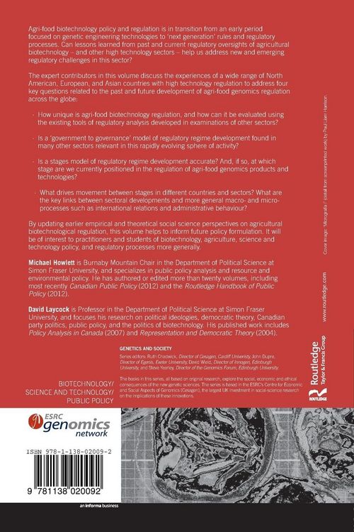 Produktbild: Regulating Next Generation Agri-Food Biotechnologies