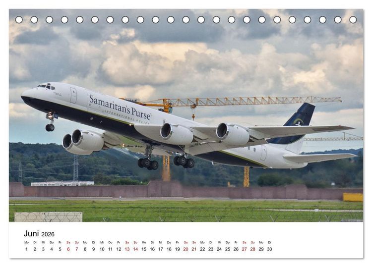 Produktbild: Flugzeuge aller Art (Tischkalender 2026 DIN A5 quer), CALVENDO Monatskalender