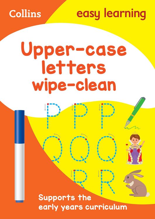 Produktbild: Upper Case Letters Age 3-5 Wipe Clean Activity Book