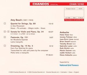 Produktbild: Ambache: Violinsonate/Pastorale/Quartet