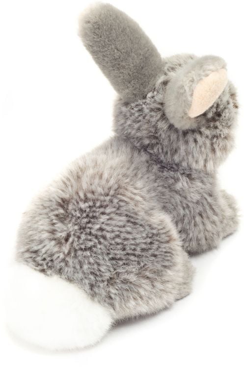 Produktbild: Hase sitzend grau, 18 cm