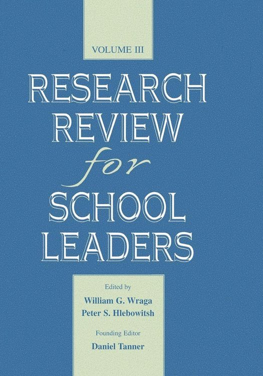 Produktbild: Research Review for School Leaders