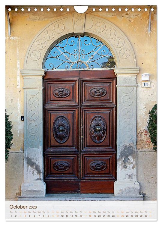 Produktbild: Umbrian Doorways (Wall Calendar 2026 DIN A4 portrait), CALVENDO 12 Month Wall Calendar