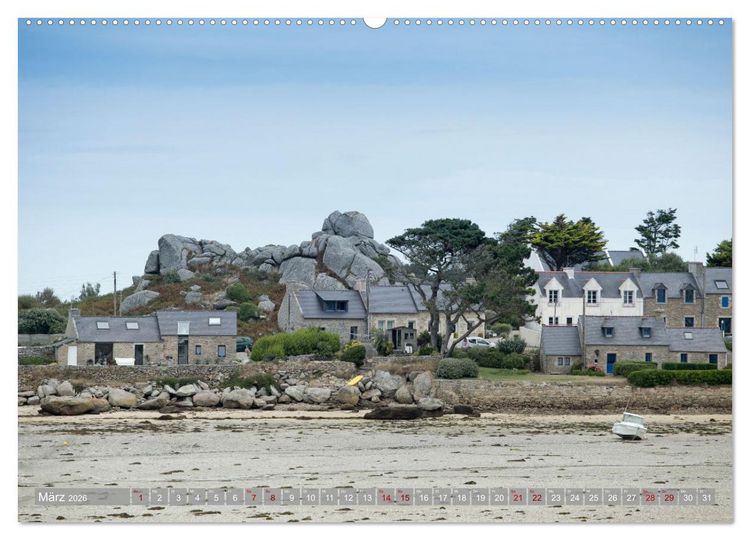 Produktbild: Momente einer Reise - Bretagne (hochwertiger Premium Wandkalender 2026 DIN A2 quer), Kunstdruck in Hochglanz