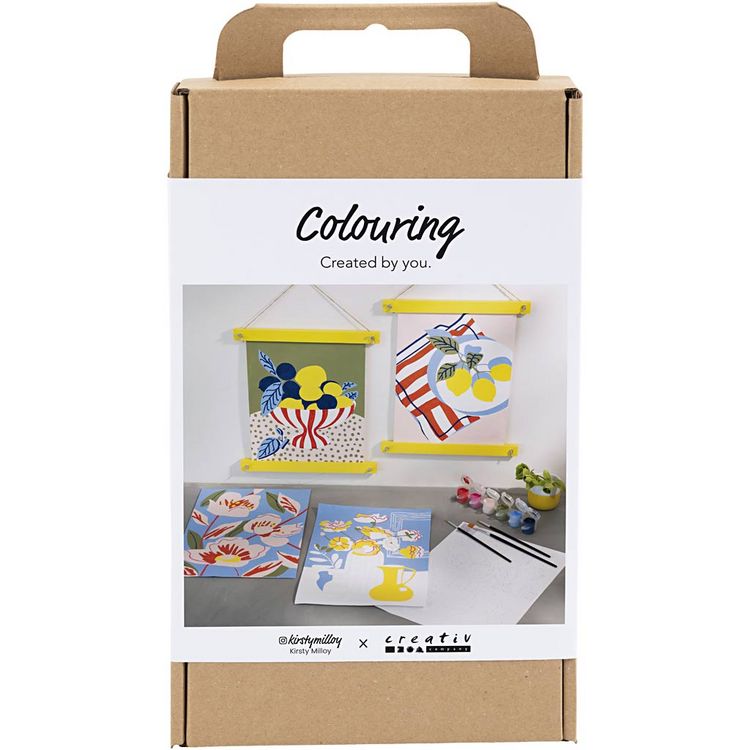 Produktbild: Creativ Company Kreativ Set Ausmalen, Malen nach Zahlen, Acrylfarbe