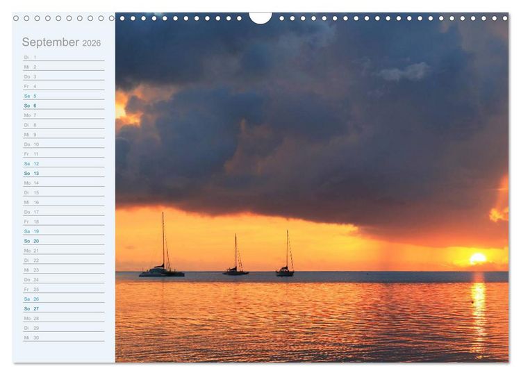 Produktbild: Katamaran-Tour (Wandkalender 2026 DIN A3 quer), CALVENDO Monatskalender