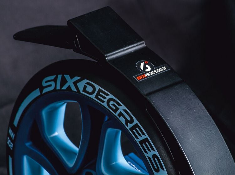 Produktbild: SIX DEGREES Aluminium Scooter 205 mm blau