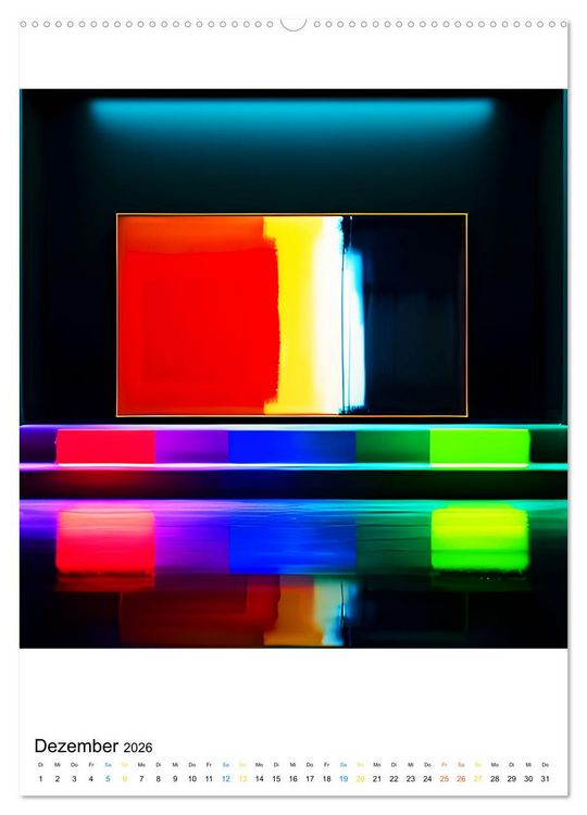 Produktbild: Modern ART Farbkompositionen (hochwertiger Premium Wandkalender 2026 DIN A2 hoch), Kunstdruck in Hochglanz