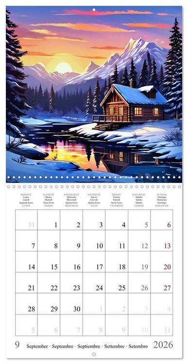 Produktbild: Bilkova, H: Magic Forest - Vacation (Wall Calendar 2026 12 &times;