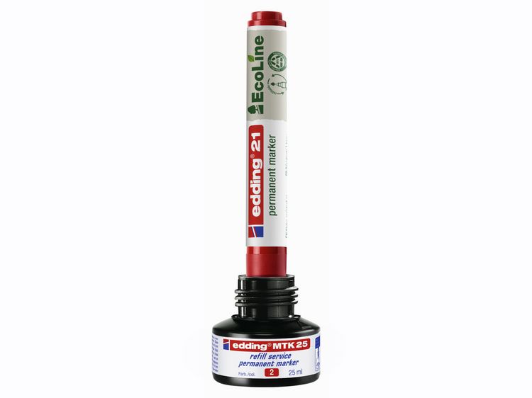 Produktbild: Edding Permamentmarker 21 Ecoline, 4er Set