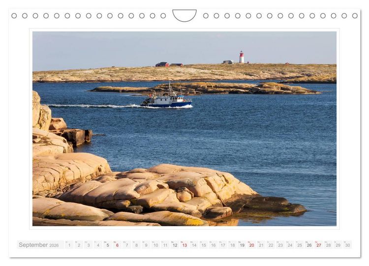 Produktbild: Bohusl&auml;n. Sm&ouml;gen - Hunnebostrand - Kungshamn (Wandkalender 2026 DIN A4 quer), CALVENDO Monatskalender