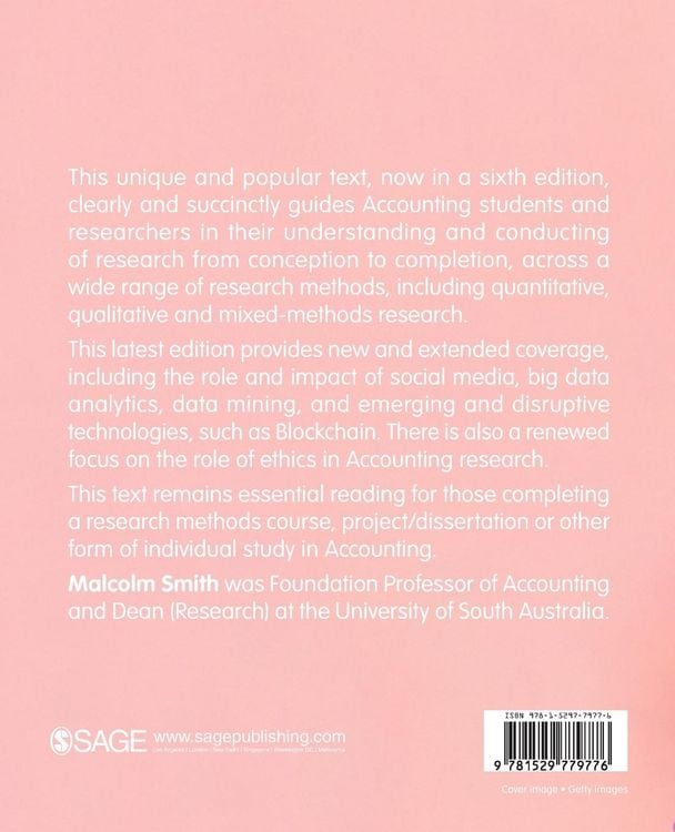 Produktbild: Research Methods in Accounting