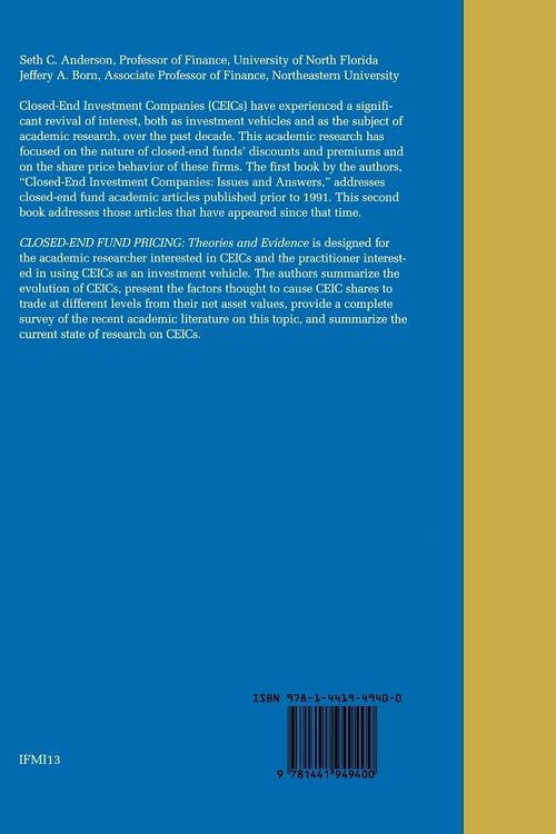 Produktbild: Closed-End Fund Pricing