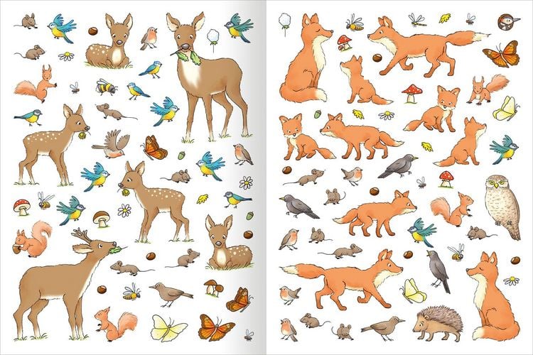 Produktbild: Erstes Stickern &ndash; Im Wald