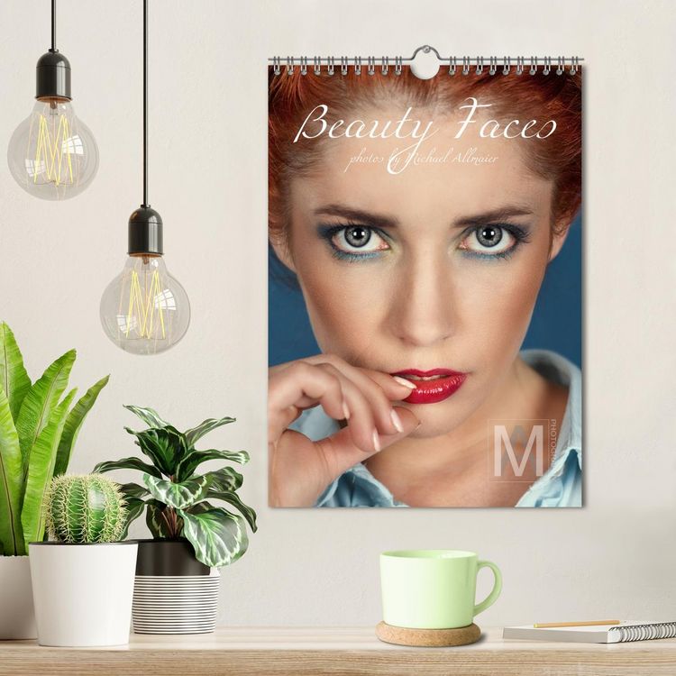 Produktbild: Beauty Faces - Photos by Michael Allmaier (Wandkalender 2026 DIN A4 hoch), CALVENDO Monatskalender