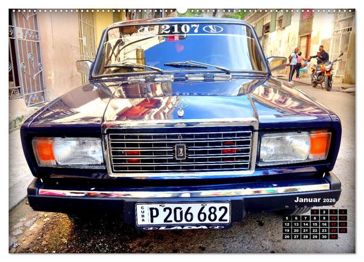 Produktbild: LADA-2107 - Die Auto-Ikone der UdSSR (Wandkalender 2026 DIN A2 quer), CALVENDO Monatskalender