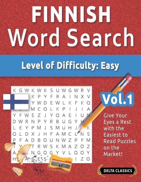 Produktbild: Finnish Word Search - Level Of Difficulty