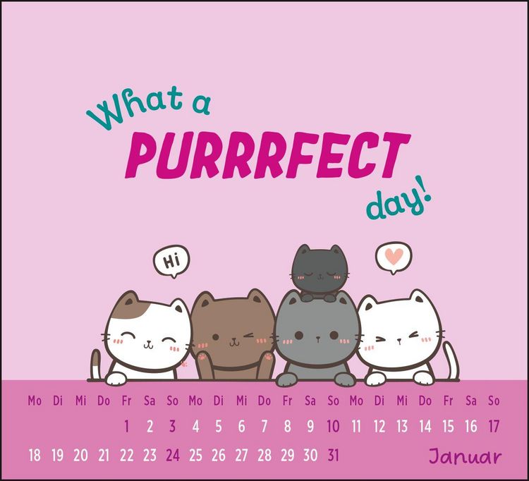 Produktbild: Mini-Kalender 2027: Der kleine Katzenliebe Kalender