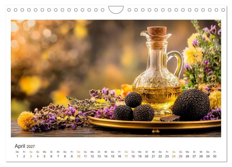 Produktbild: K&uuml;chenkalender - &Ouml;L-Welten (Wandkalender 2027 DIN A4 quer), CALVENDO Monatskalender
