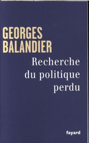 Produktbild: Recherche du politique perdu