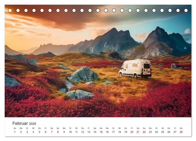 Produktbild: Der Ruf des Nordens (Tischkalender 2026 DIN A5 quer), CALVENDO Monatskalender