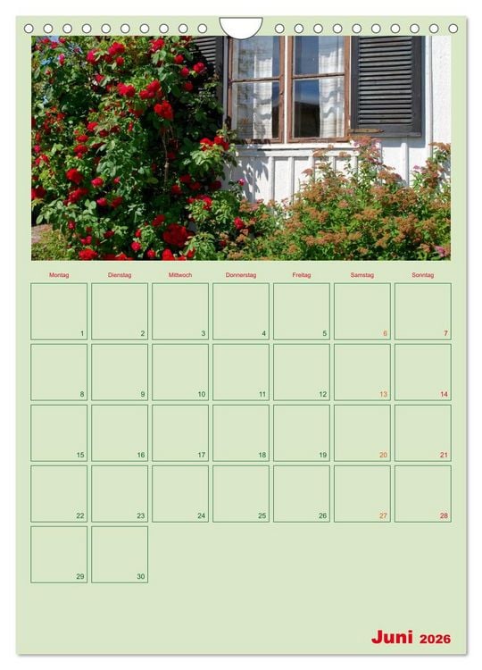 Produktbild: Gartenplaner (Wandkalender 2026 DIN A4 hoch), CALVENDO Monatskalender