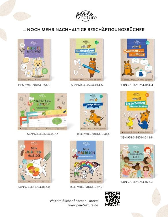 Produktbild: Die Maus: Mein Bastel-Mal-Spaß. Bastelbuch für Kinder ab 3 Jahren