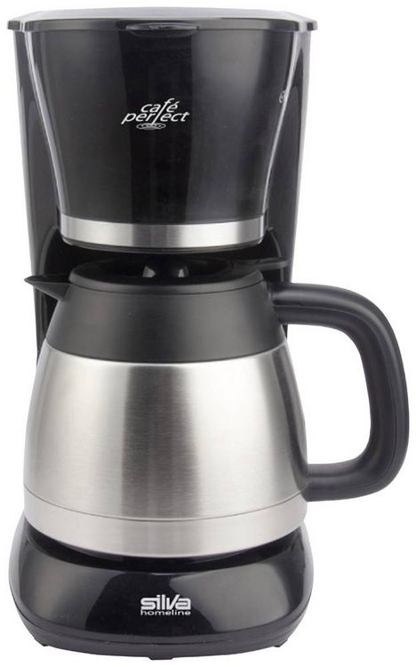 Produktbild: Silva Homeline KA-T 4505 sw Kaffeemaschine Schwarz, Inox Fassungsverm&ouml;gen Tassen=10 Isolierkanne