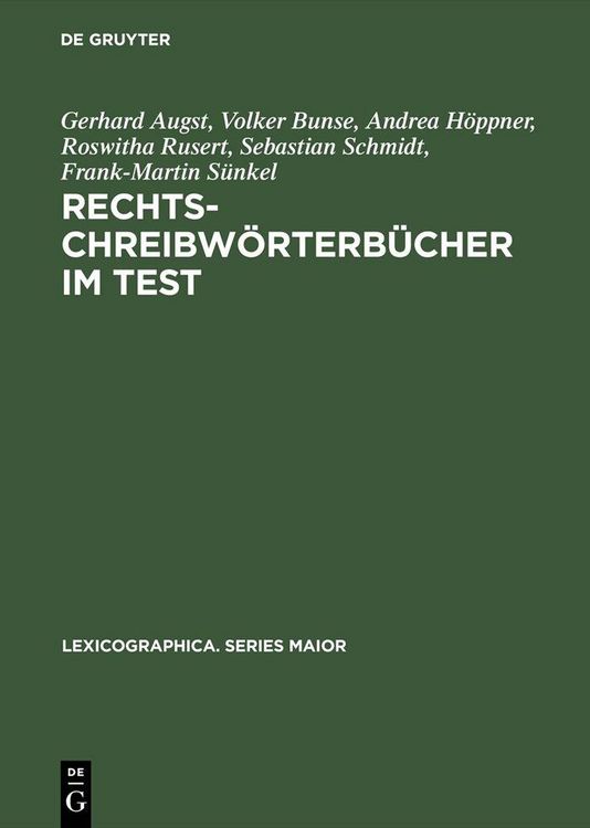 Produktbild: Rechtschreibw&ouml;rterb&uuml;cher im Test