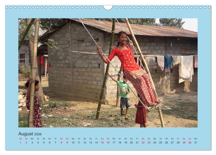 Produktbild: Kalender der Nepal Kinderhilfe e.V. (Wandkalender 2026 DIN A3 quer), CALVENDO Monatskalender