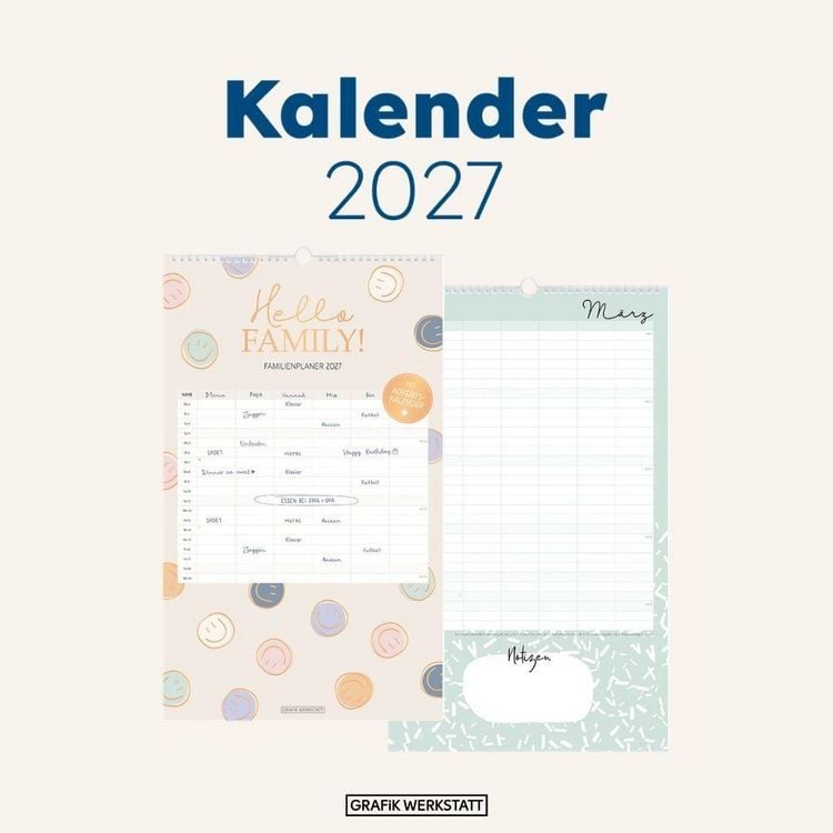 Produktbild: Familienplaner 2027 Hello Family!